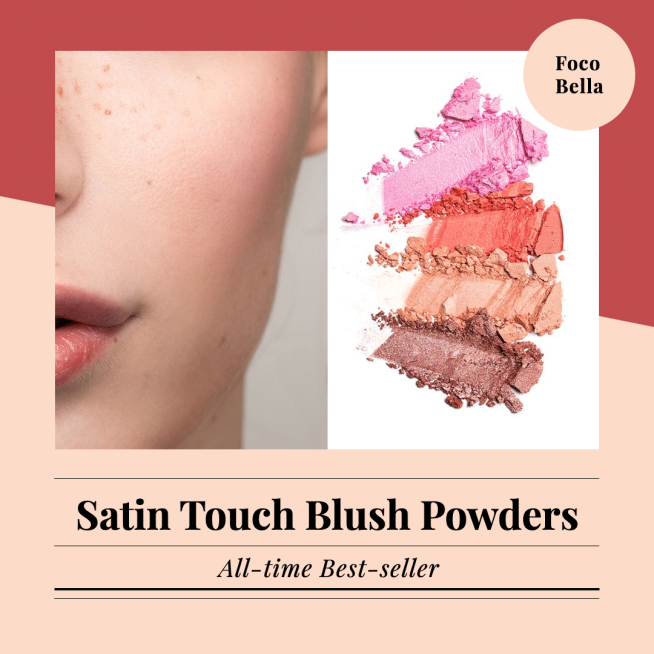 Black Line Element Literary Powder Blusher Promotion Ecommerce Product Image预览效果