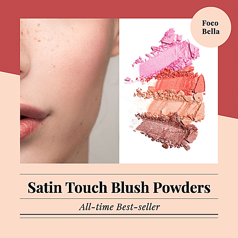 Black Line Element Literary Powder Blusher Promotion Ecommerce Product Image