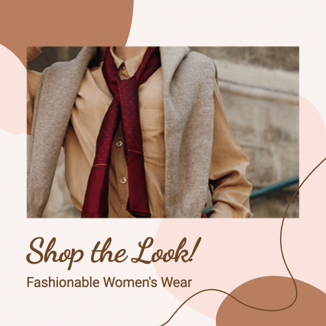 Fashionable Women’s Look Ecommerce Story预览效果