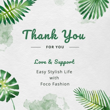 Watercolor Green Leaf Element Fresh Style Women's Clothing Store Customer Care Ecommerce Story