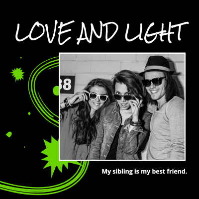 Creative Family Group Photo Display Instagram Post