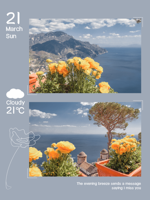 盐系极简高级ins风小红书封面配图预览效果