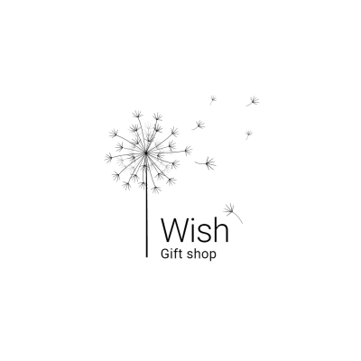 Minimalist Style Gift Shop Logo Image