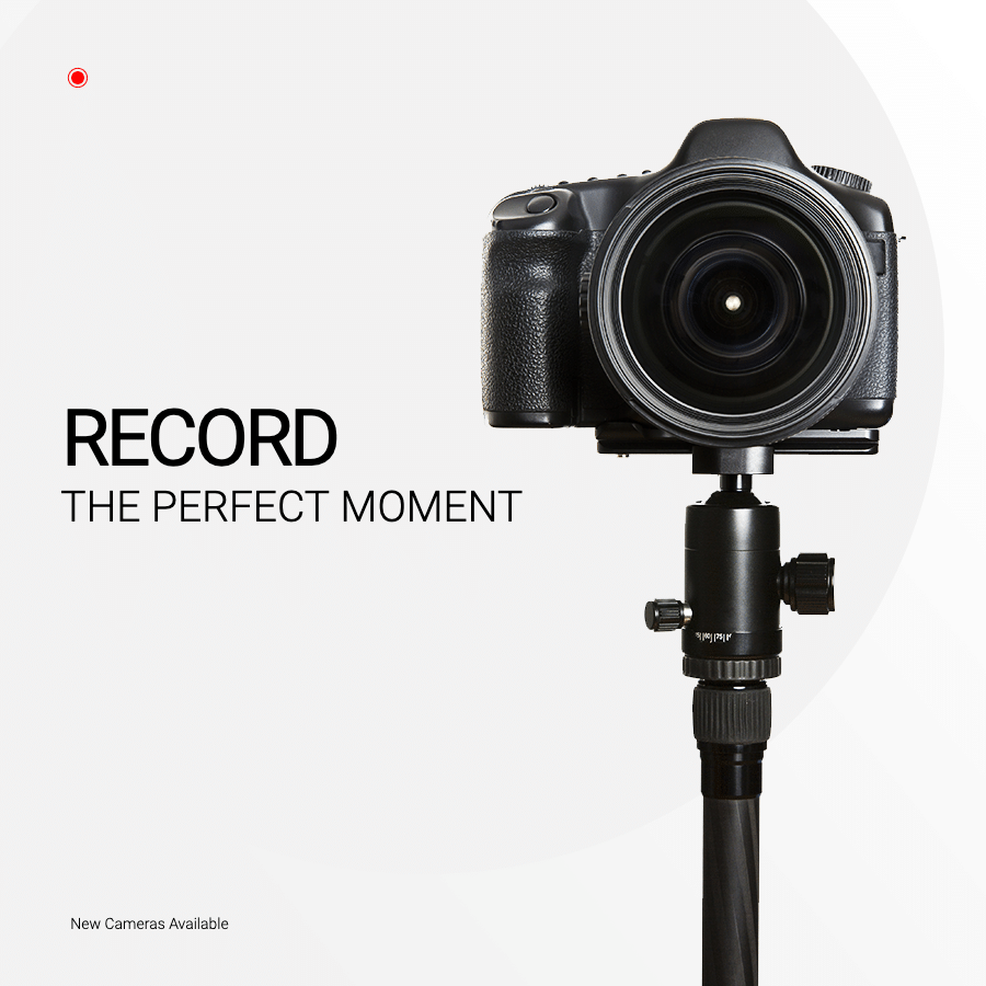 Minimal Style Recorder Machine Camera Electronic Device Ecommerce Product Image预览效果