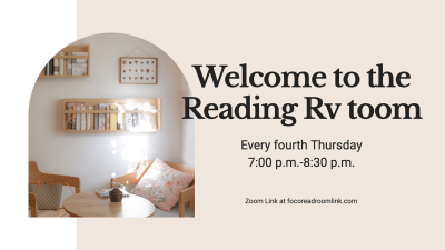 Book Reading Facebook Event Cover