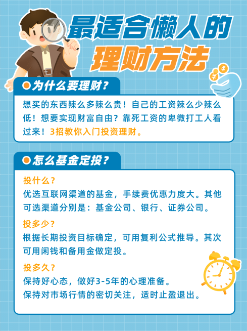 基金理财投资分享小红书封面配图预览效果