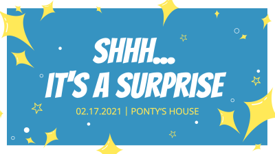 Creative Supprise Party Invitation Facebook Event Cover