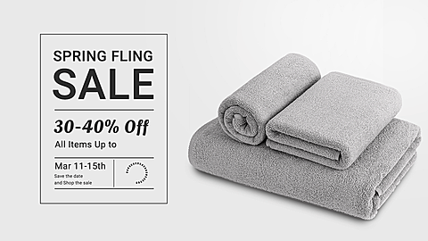 Simple Cloth Shop Promotion Ecommerce Banner