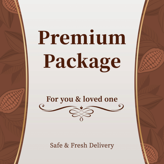 Brown Hand Painted Leaf White Valentine's Day Chocolate Promotion Ecommerce Product Image预览效果