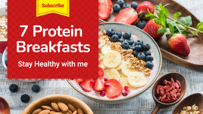 Simple Fresh Healthy Protein Breakfasts YouTube Thumbnail