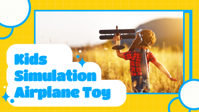 Literary Kids Simulation Airplane Toy YouTube Thumbnail