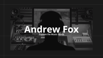 Minimalist Music Blogger YouTube Cover