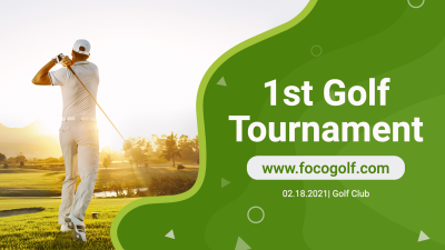 Simple Golf Club Facebook Event Cover