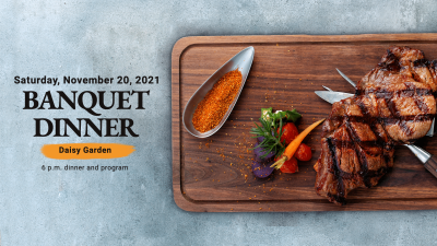 Simple Banquet Dinner Invitation Facebook Event Cover
