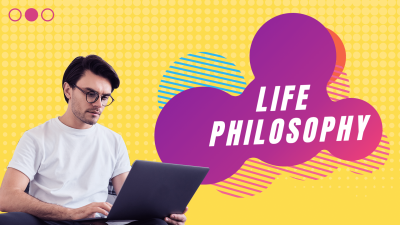 Simple Literary Life Philosophy YouTube Thumbnail