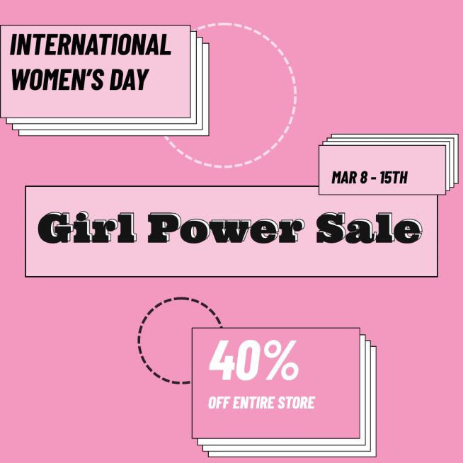 Pink Color System Simple Fashion Women's Day Promotion Discount Ecommerce Product Image预览效果