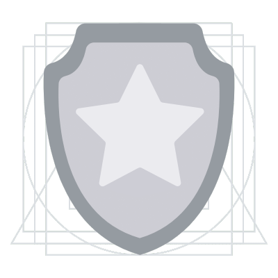 治安元素通用icon贴纸-警徽