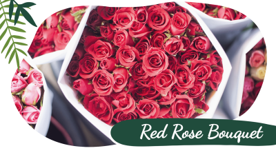 Creative Red Rose Bouquet Youtube Thumbnail