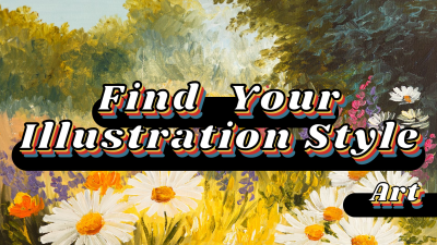 Simple Fashion Art Painter Forest Scene Blogger YouTube Thumbnail