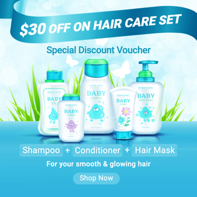 Personal Care Hair Washing Set Sale Ecommerce Product Image