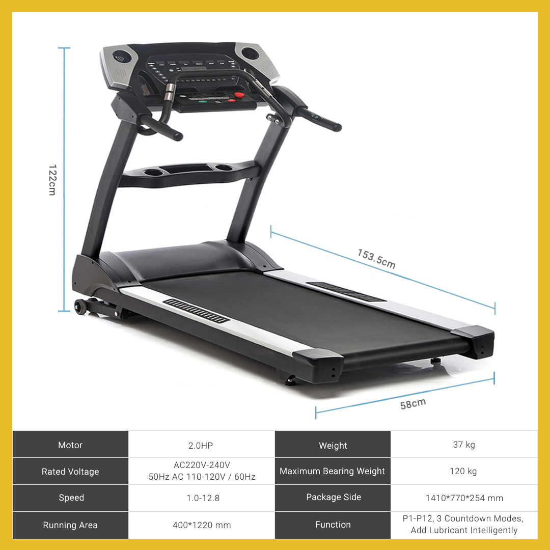 Yellow Line Stroke Fashion Treadmill Display Promotion Ecommerce Product Image