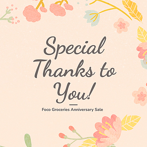 Refreshing Groceries Anniversary Customers Thanks Ecommerce Story