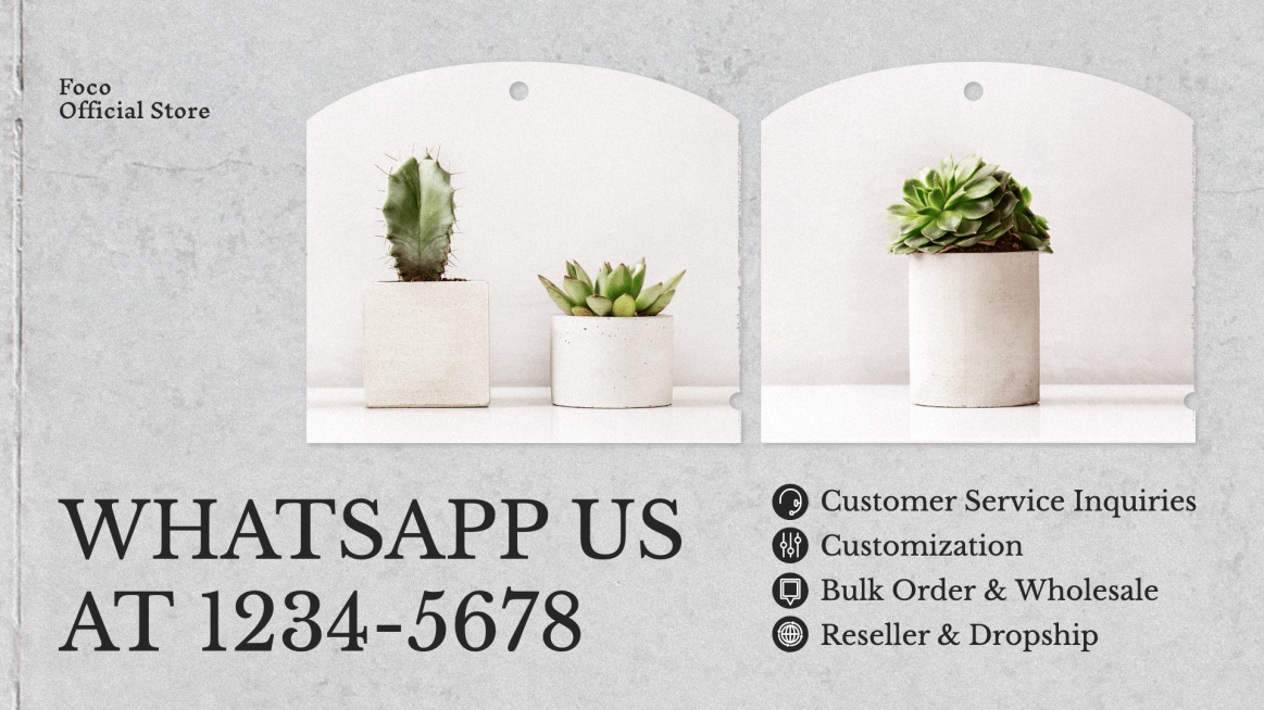 Minimalist Style Official Store Information Ecommerce Banner预览效果