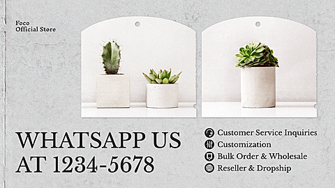 Minimalist Style Official Store Information Ecommerce Banner