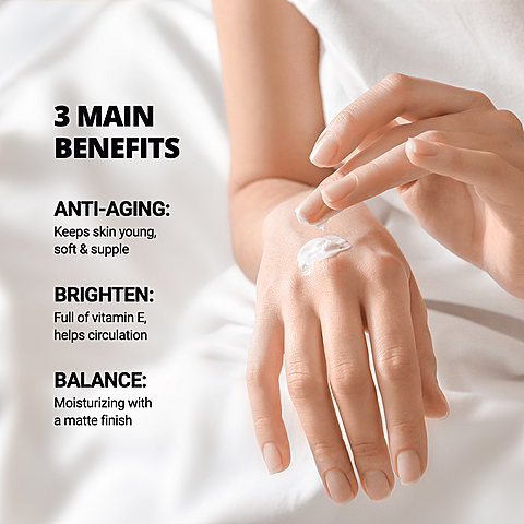 Benefits Introduction Simple Face Cream Promotion Ecommerce Product Image