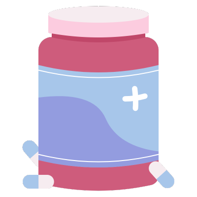 医疗元素用品贴纸-svg-胶囊