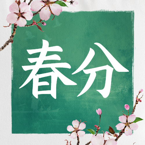春分节气祝福春天你好公众号次图预览效果