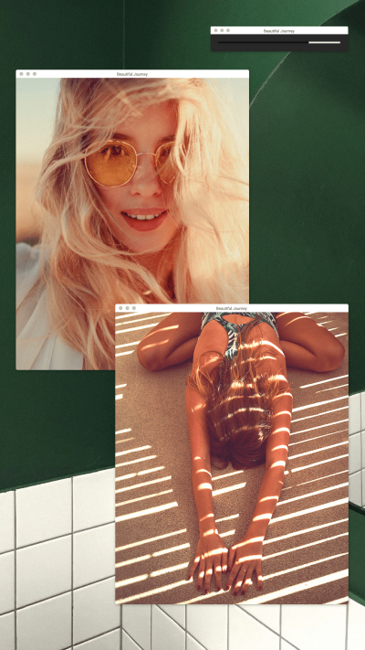 Creative Female Journey Life Sharing Instagram Story