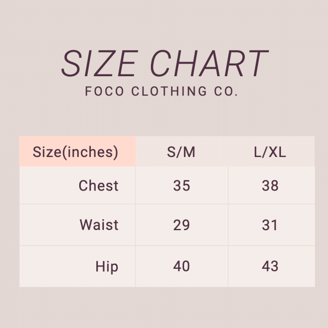 Form Element Simple Style Women's Underwear Size Chart Ecommerce Story预览效果