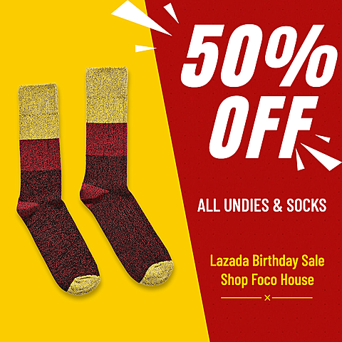 Color Contrast Background Underwear Shop Lazada Birthday Sale Ecommerce Story