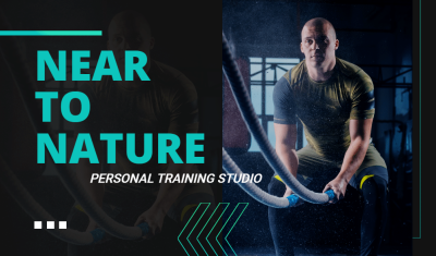 Personal Training Studio Introduction Business Card