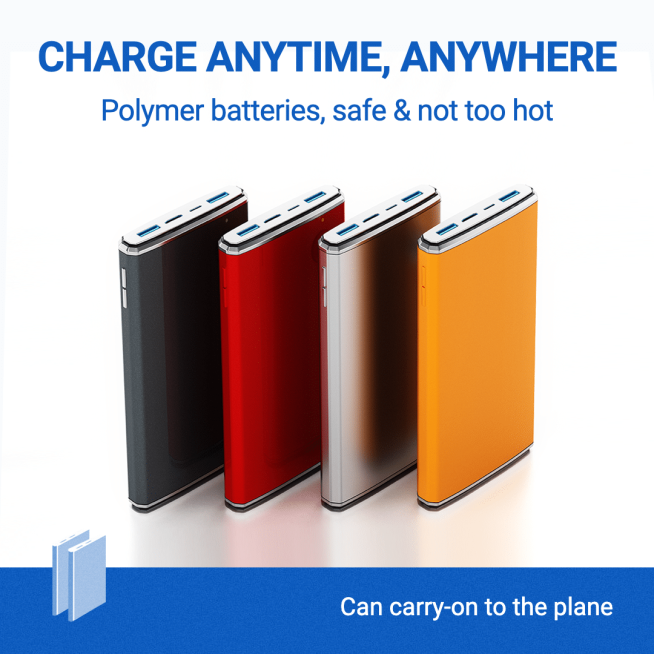 Simple Colorful Power Bank Display Ecommerce Profuct Image预览效果