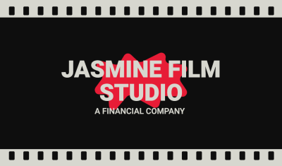 Simple Color Block Filmmaker Personal Introduction Business Card
