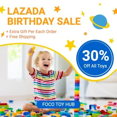 Fresh Toy Shop Lazada Birthday Sale Ecommerce Story