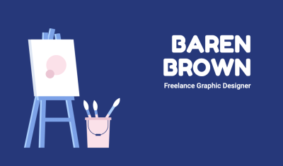 Freelance Graphic Designer Personal Skills Introduction Business Card