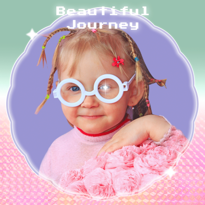 Creative Little Baby Enjoy Beautiful Journey Inatagram Post