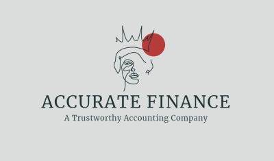 Simple Hand Painted Style Accountant Personal Introduction Business Card