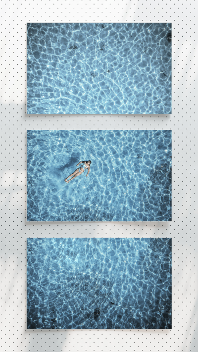 Minimalist Style Swimming Pool Woman Instagram Story