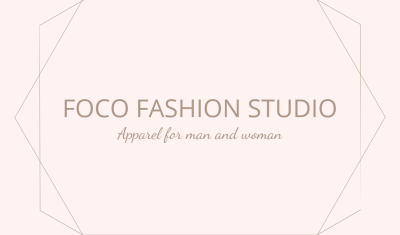 Minimalist Style Clothing Store Owner Business Card