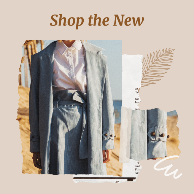 Paper Tear Fresh Style Women's Wear New Arrival Detail Display Ecommerce Product Image预览效果