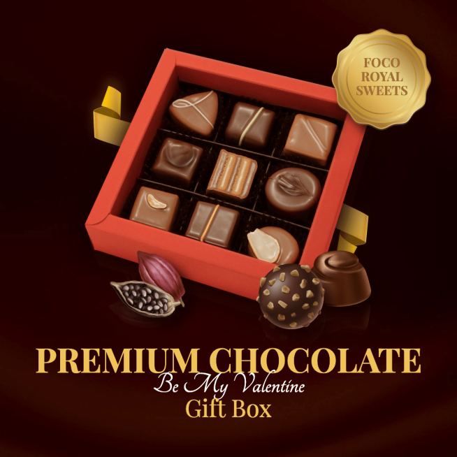 Gold Text Simple Easter Chocolate Promotion Ecommerce Story预览效果