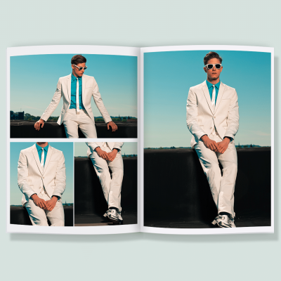 Men's wear magazine Instagram post
