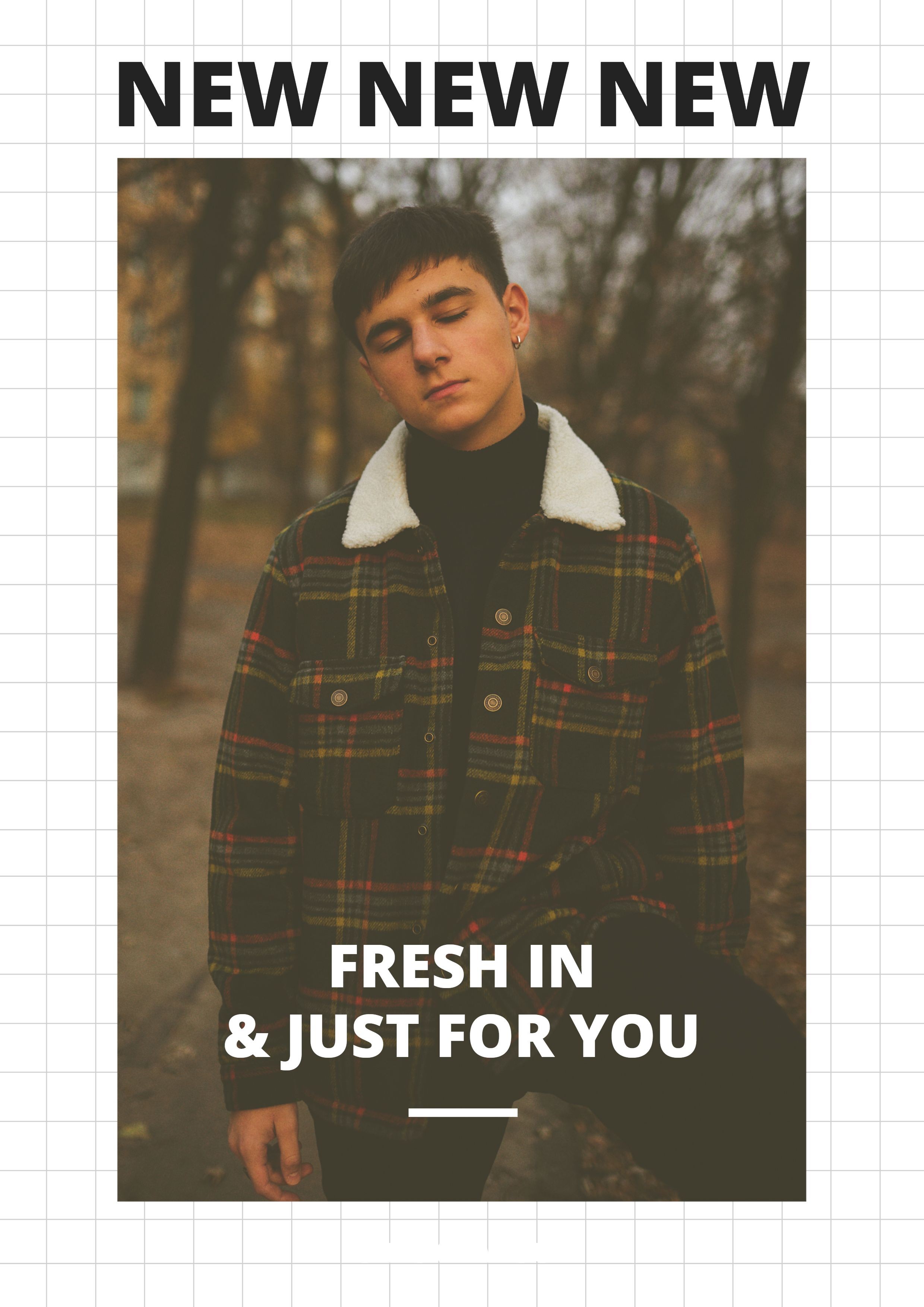 Men's Wear New Arrival Propagating Poster