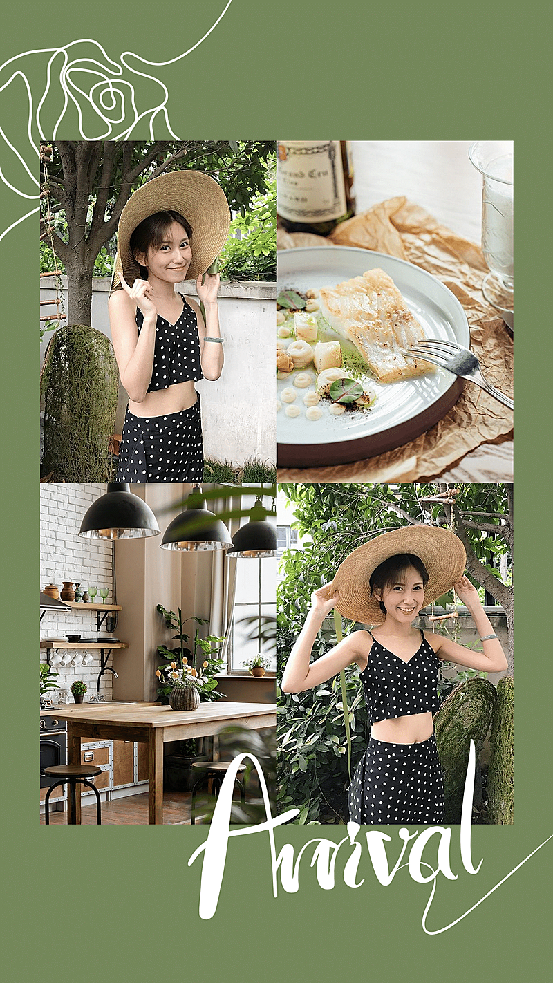 正能量创意拼图晒照复古简约