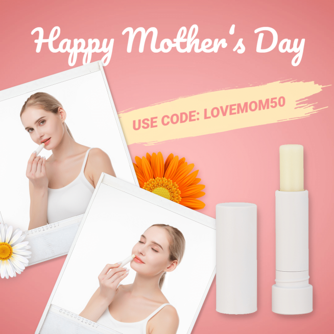 Literary Style Mother's Day Lipstick Discount Ecommerce Product Image预览效果