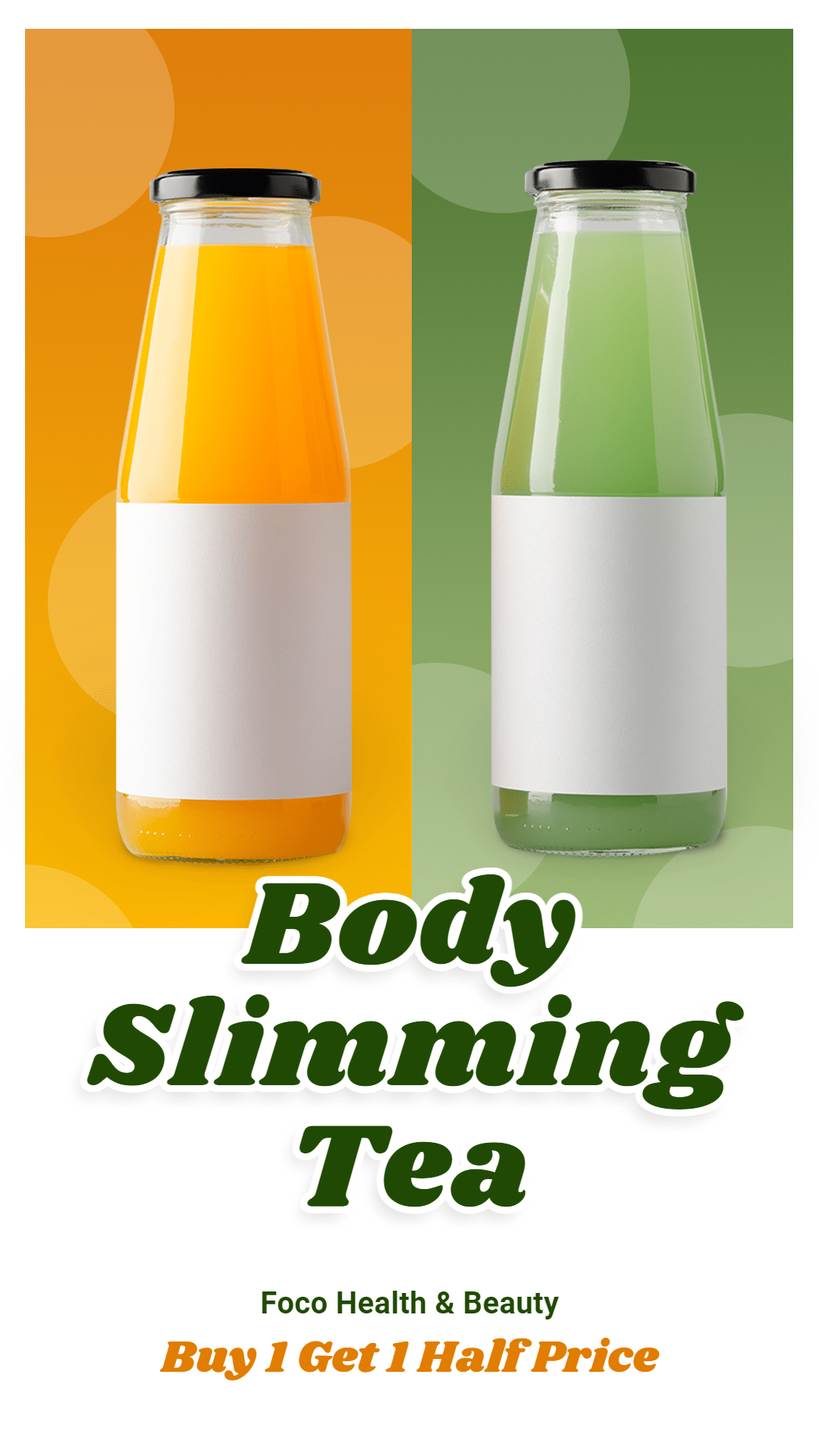 Rectangle Element Simple Body Slimming Tea Promotion Ecommerce Story预览效果